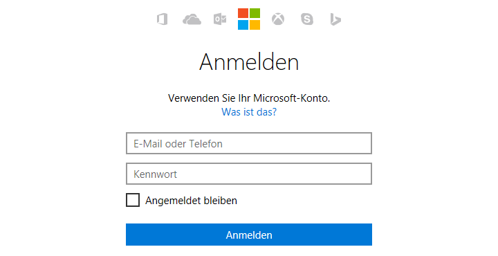 Anmelden msn login Hotmail Sign